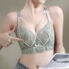 Adjustable Underwear for Women's Gathering Anti Sagging Summer Bra Thin Full Cup Plus Size Bra