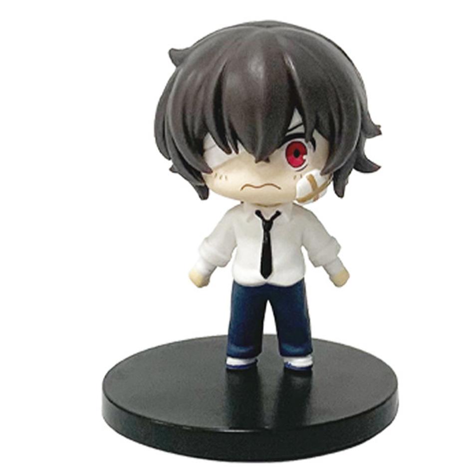 7cm Bungou Stray Dogs Anime Figure Kawaii Dazai Osamu Action Figure Cute Nakahara Chuuya Figurine Collection PVC Model Doll Toy