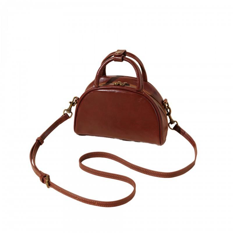 Pravá kůže 2025 Trendy Retro Malá čtvercová taška Všestranná Jednoramenná Crossbody Kabelka Populární Bowlingové Ženy