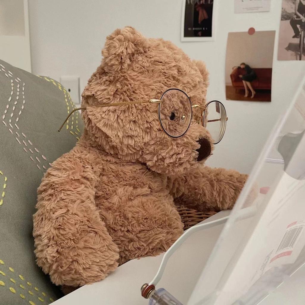 Cartoon 28-40cm Adorable Brown Bear Plush Toy Dolls Large Kawaii Children Stuffed Soft Brown Bear Dolls for Childeren Birthday Gifts