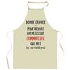 Planetee Tablier De Cuisine Commercial Ca N'existe Pas | Cadeau Original Humour Pour Cuisinier Et Cuisinière Vêtement Blouse