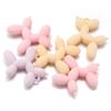5Pcs/Lot 46x50mm Mix Acrylic Pendant Fluffy Balloon Dog Shape Charms Pendant For Bracelet DIY Necklace Jewelry Making