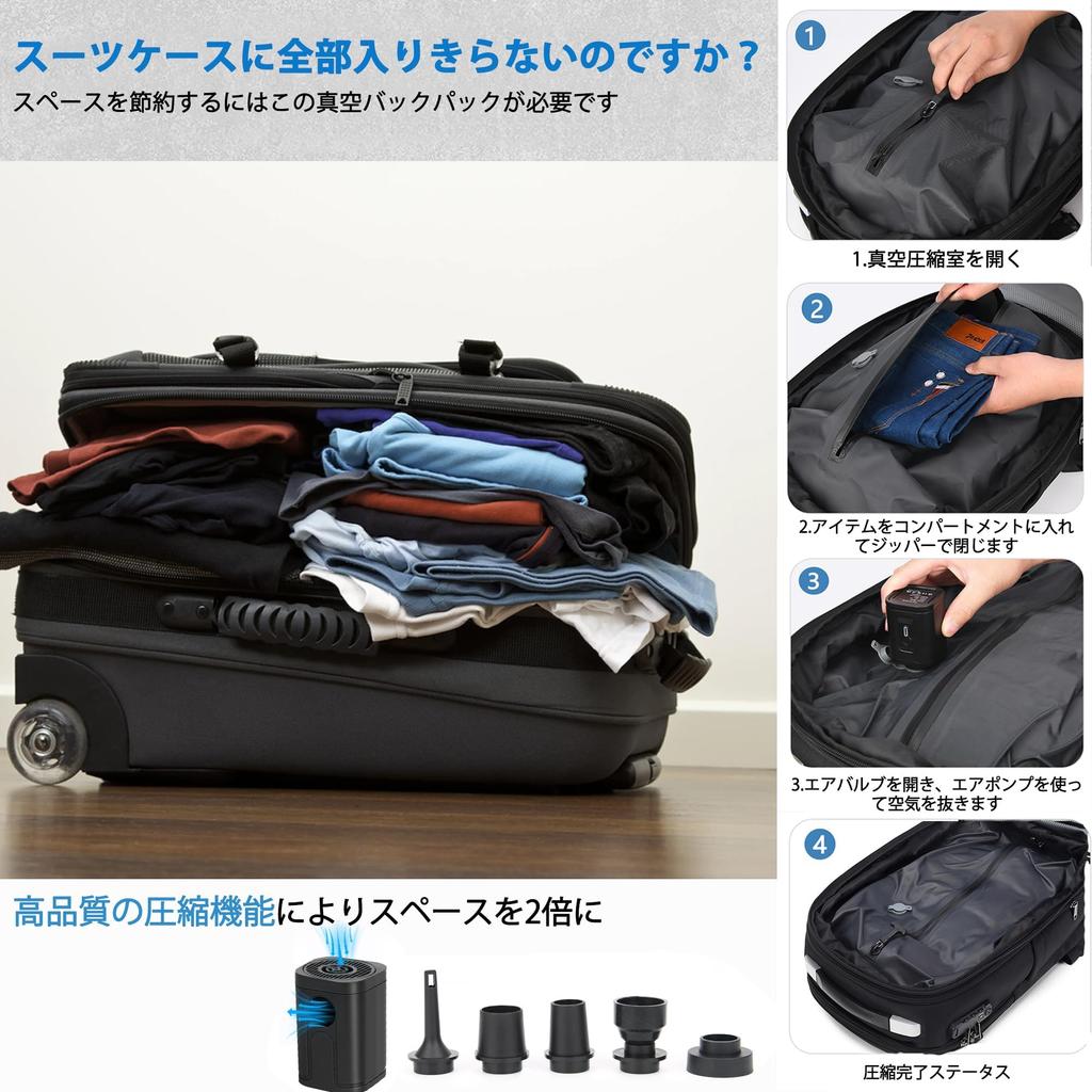 COOLBELL Men's Business Backpack, Large Capacity, 30L, Fits 17.3-inch Laptops, Expandable, with TSA Lock, USB Charging, Waterproof, Perfect for