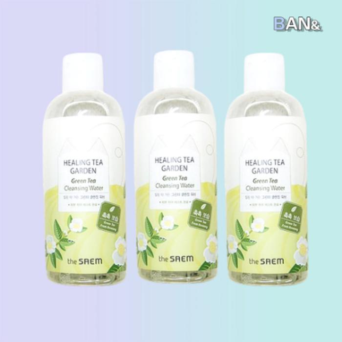 

The Saem Healing Tea Garden Green Tea Cleansing Water 300ml x 3 (30430286)