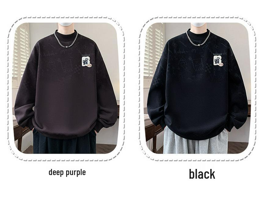 Fleece-Lined Thick Hoodie for Boys and Teens - Autumn/Winter Long-Sleeve Warm Wear