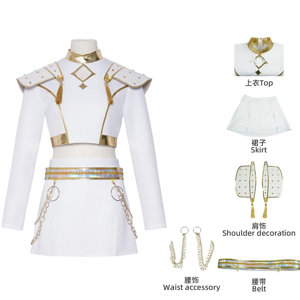 Rumi Zoey Mira Cosplay KPop Kostium Demona Łowcy Kobiety Czarny Złoty Garnitur Saja Chłopcy Halloween Stroje do Odgrywania Ról