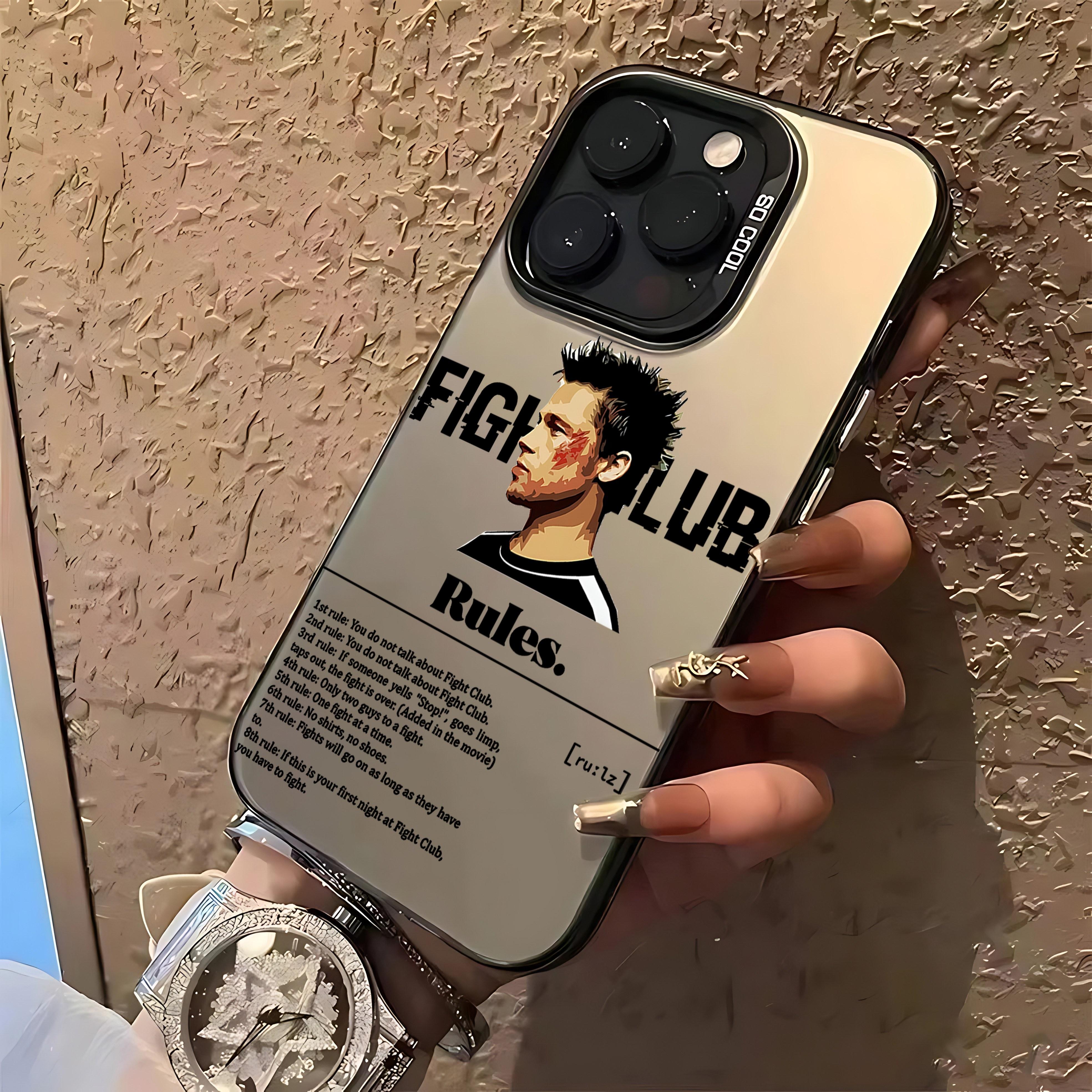 HOT Movie Fight Club Phone Case for Samsung Galaxy S26 S25 S24 S23 S22 S21 S20 Note20 FE Ultra Edge Plus 4G 5G Anti Fall Matte Samsung S21 5G