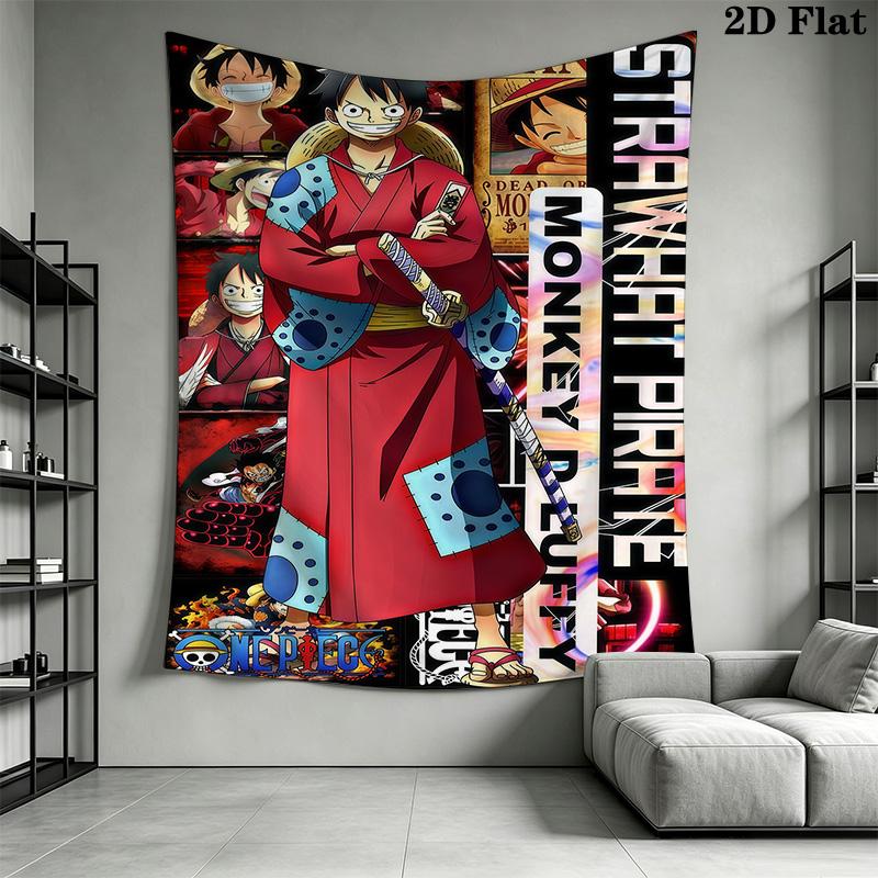 One Piece Adventure Begins Tapestry Background Cloth Wallmounted Background Wall Hanging Cloth Background Cloth Homestay Soft Decoration Tapestry