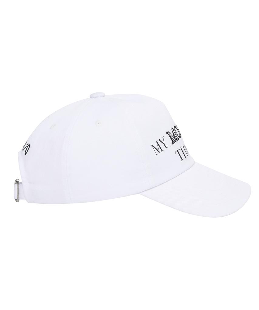 AJOBYAJO [Pba] My Mom Hates This Cap [White]