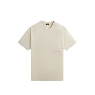 Quinn Tee Sandrift Men Tops Cream KHM032026-104