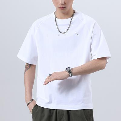Latest Summer High-density Knitted Comfortable Fit Printed Mens T-shirt Short-sleeved