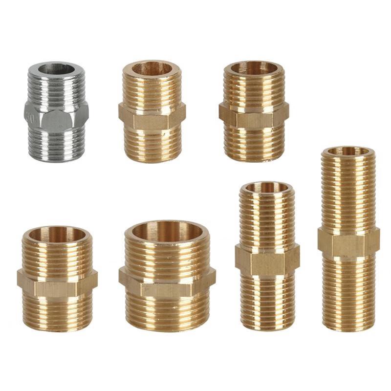 Copper Double External Thread Pipe Connector
