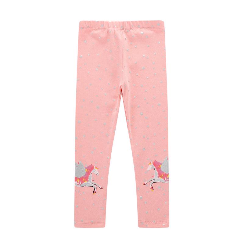 Spring Autumn Girls Slim Leggings - European American Style Children s Long Pants 7T/120-130cm