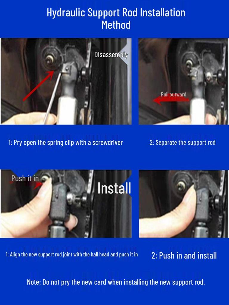 Hydraulic Strut for 2014-2019 Fiat 500 2-Door Trunk/Tailgate