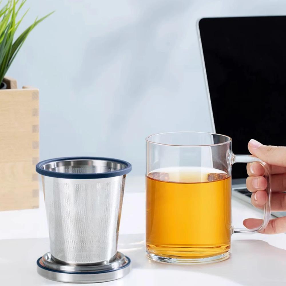 Samadoyo high borosilicate glass heat-resistant glass filter type tea cup office cup milk cup  afternoon tea cup water cup