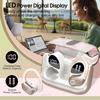 Bluetooth 5.4 Earbuds 75Hrs with Charging Case,IPX7 Waterproof Sport Earphones with Mic,Wireless Noise Cancelling Headphones