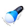 1pc Blue Portable 3LED Outdoor Hook Pendant Lights - Perfect For Camping, Emergency, And Night Lighting