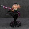 20CM Roronoa Zoro Figure Santōryū Santōryū Haoushoku Haki  Anime ONE PIECE Scene Decoration Model Toy Gift Collection  PVC