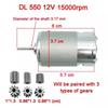 12V 6V 24V Motor Barn Elektrisk Bilmotor RS550 RS390 Motor