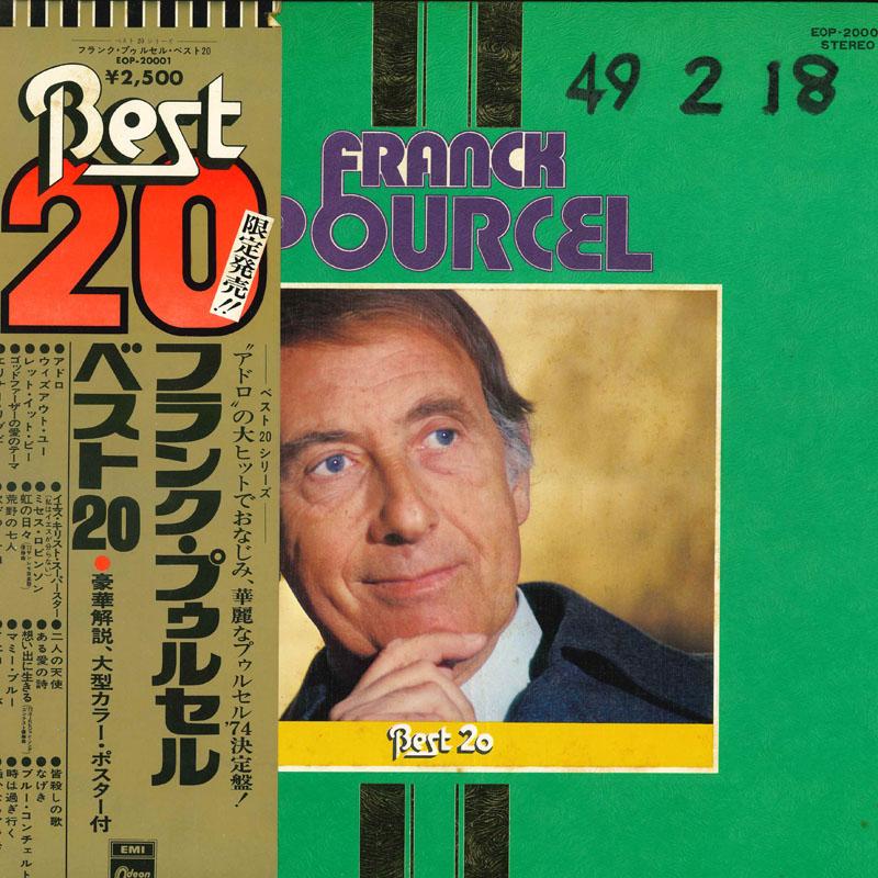 

Виниловая пластинка FRANK POURCEL ET SON GRAND ORCHESTR Frank Pourcel Best 20 EOP20001 ODEON Япония Obi New Age Easy Listening Б/у