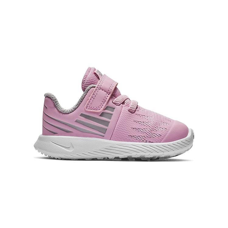Nike Lunar Apparent Star Runner Low Top Running Shoes Pink Infant And Toddler 907256-602