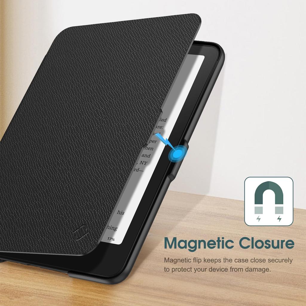 Fintie Case for Kindle Paperwhite Signature Edition 2024 New Protective Cover with Auto Function Paperwhite/Kindle (12th Generation) - Model, 7-inch