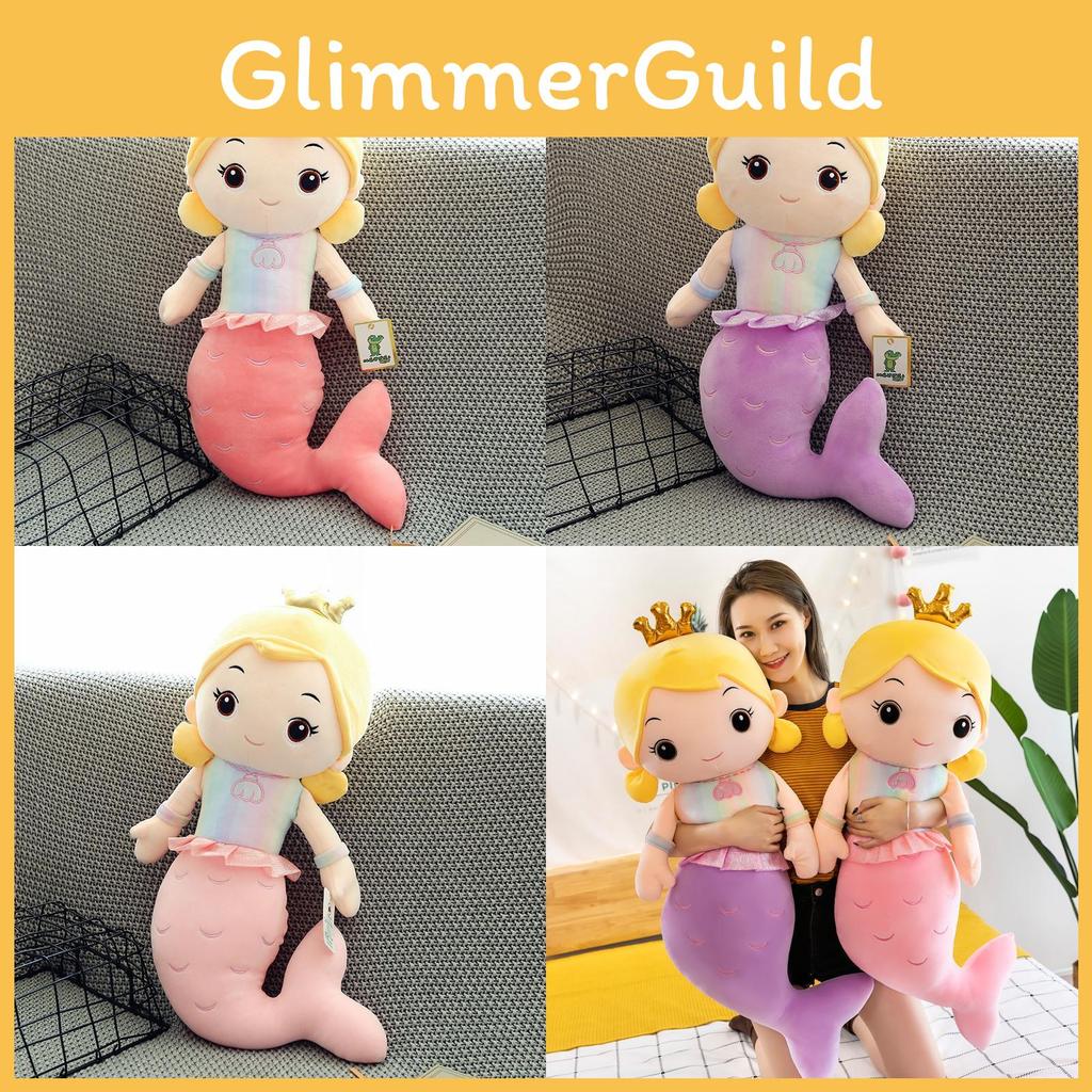 Toy Plush Mermaid Cute Cartoon Girl Child Bed Sleeping Companion Gift Dolls