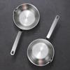 13cm Stainless Steel Frying Egg Pan Diversion Port Breakfast Cooking Pot Oil Splashing Pan  Sauces