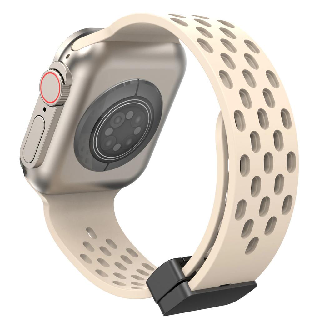 Magnetic Strap For Apple Watch Ultra Band 49mm 44mm 45mm 41mm 40mm 42mm 38mm Silicone Correa Bracelet iWatch Series 8 Se 7 6 5 4