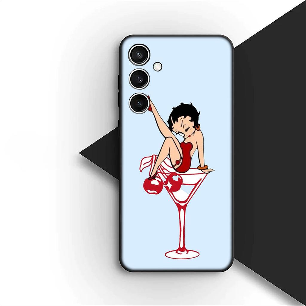 Casing for Apple iPhone 16 14 15 Plus 11 Pro Max 16E ProMax + 16Plus 15+ 14+ Phone Cover Soft Case Anime B-Bettys Lovely B-Boops