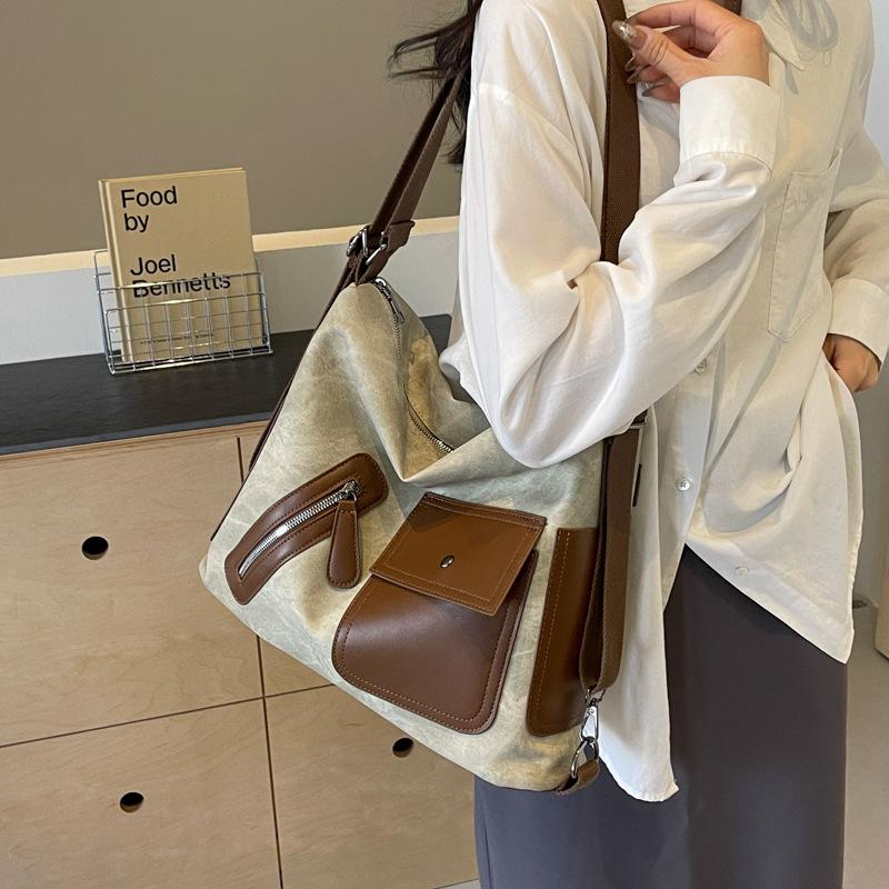 

Большой вместительный рюкзак для поездок на работу для женщин 2024 года, новая многоцелевая сумка-мессенджер через плечо, рюкзак для путешествий на выход 36*13*32