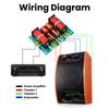 250W 2 High 1 Low 3-Way Crossover HiFi Audiophile Grade Home Speaker Crossover Solderless WEAH-360 for Speaker Modification