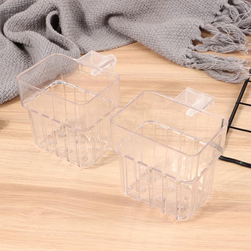 Aquarium Pflanzkorb Hydroponische Unterstützung Hangable Fisch Tank Wasser Gras Becherhalter Wandbehang Blumentöpfe