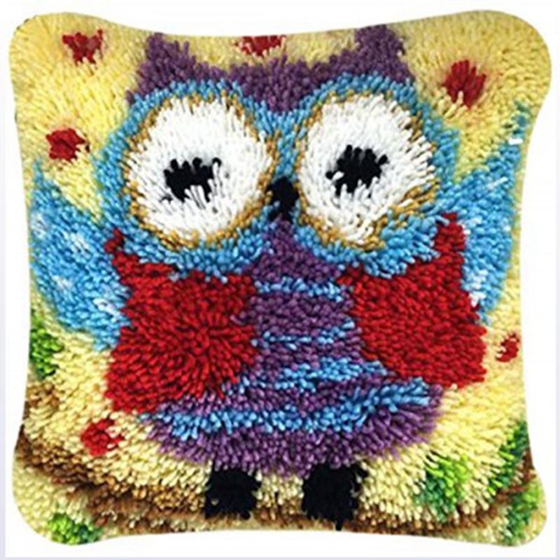 

Наборы для ковровой вышивки крючком с дикими животными, подушка, пакет Смирна, ковер, вышивка крючком, набор для вышивания, вышивка крестом, подушка, набор для вязания узлами