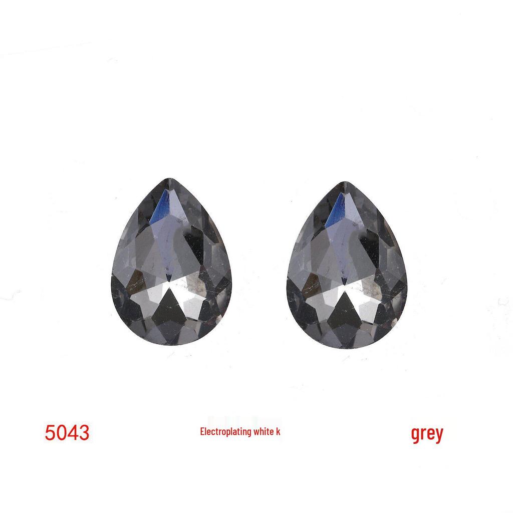 Colored Glass Teardrop Pointed Rhinestones for Shoes, Bags, Nail Art & DIY Accessories