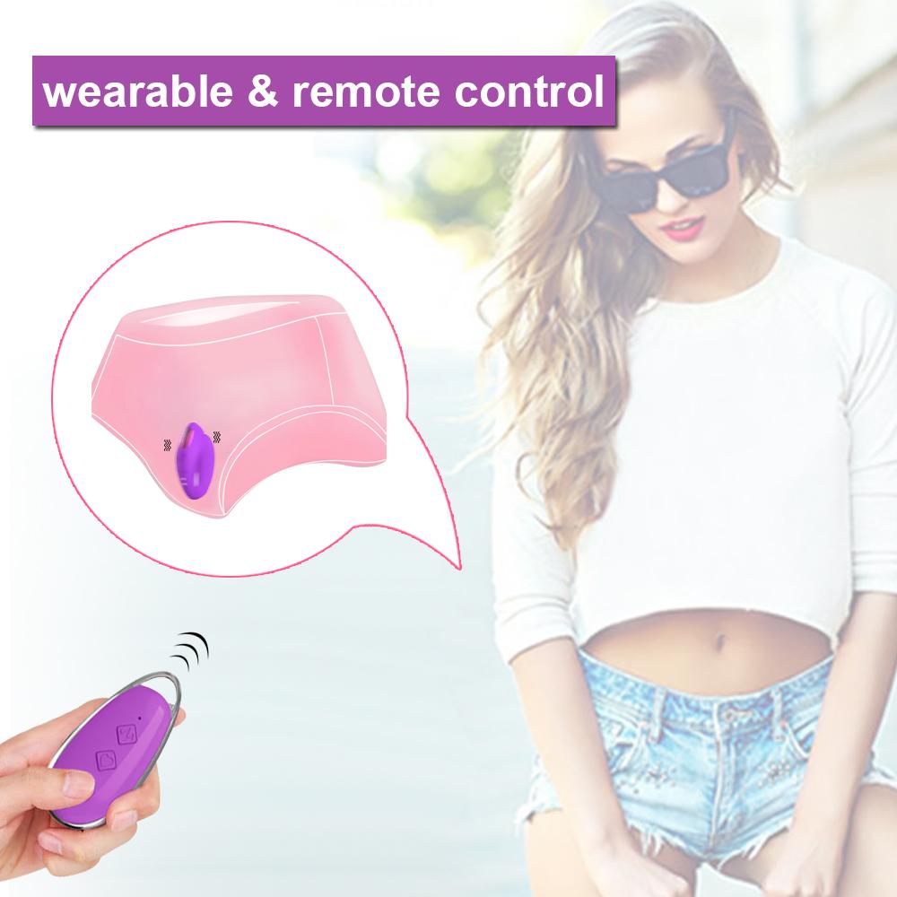 Kabellose Fernbedienung Klitorisvibrator G-Punkt Klitorisstimulator Tragbarer Slip Dildo Vibrator Sexspielzeug für erwachsene Paare