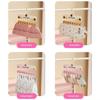 8 Clip Baby Clothes Hangers Multifunctional Portable Clothes Drying Rack Cartoon Paw Shape Windproof Socks Organizer Holder