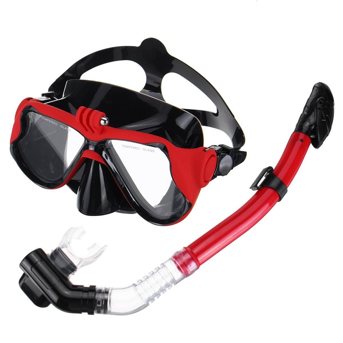 

Популярная профессиональная подводная камера, маска для дайвинга, очки для плавания с трубкой и ремешком для спортивной камеры