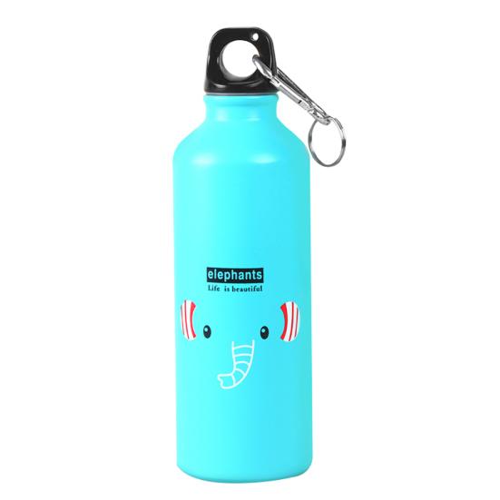500ml Cartoon Animal Aluminum Portable Outdoor Travel Sport Running Water Bottle