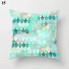 Fresh Fashion Mint Green Blue Pillowcase Living Room Sofa Office Cushion Cover Modern Simple Geometric Home Decor