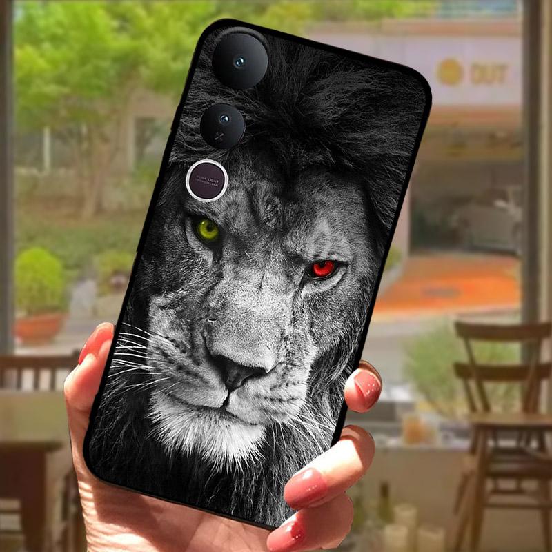 For Vivo V50 Lite 4G Case V2441 Cover Fashion Lion Painted Soft TPU Silicone Phone Case For Vivo V 50 V50Lite 5G V2440 Fundas