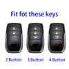 2/3/4 tasten Fernbedienung Schlüssel Fall Abdeckung Shell Fob Für Toyota Fortuner Rav4 Highlander Yaris Auris Camry land Cruiser Prado 150 Mark X Venza