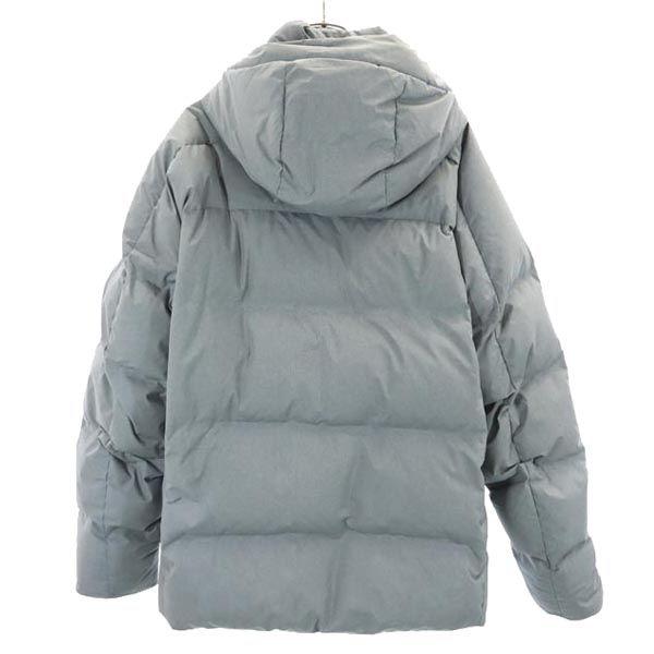 Uniqlo Seamless Down Jacket L Gray Hood Men's Used