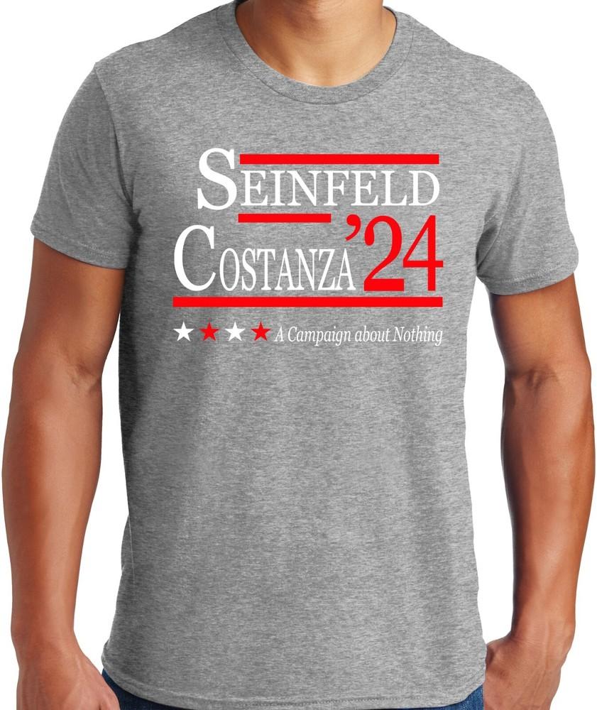 PubliciTeeZ Big and Tall Funny Seinfeld Costanza Campaign T-Shirt Unisex T-Shirt XXXL