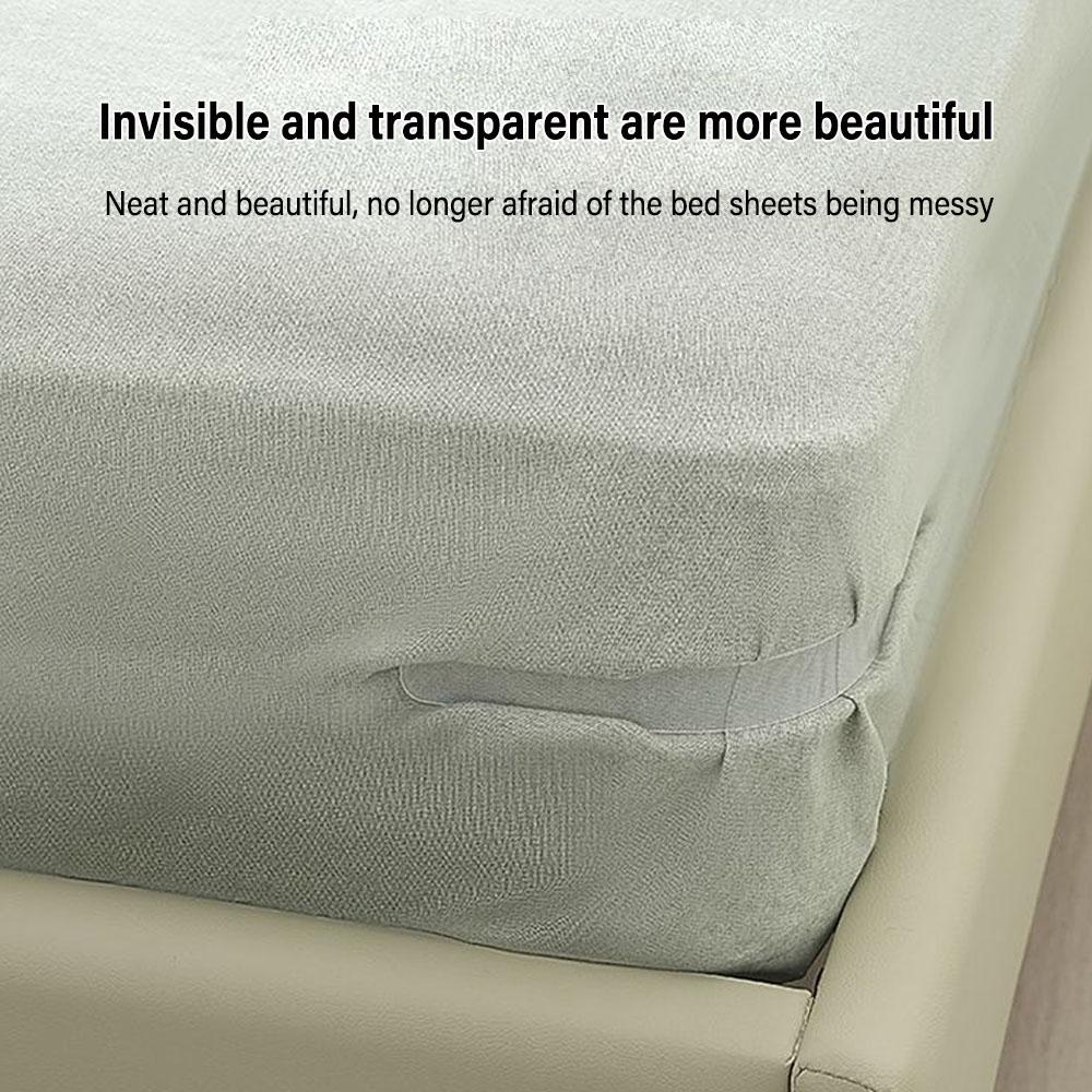 Invisible Sheet Bed Cover Fixer, Bed Sheet Fixed Clip with Lock Strips, Fixed Bed Sheet Holder, Bedsheet Fixed for All Mattress