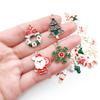 20-100pcs Snowman Cartoon Resin Figurine Pendant Alloy Hand-made Hanging Materials  Home