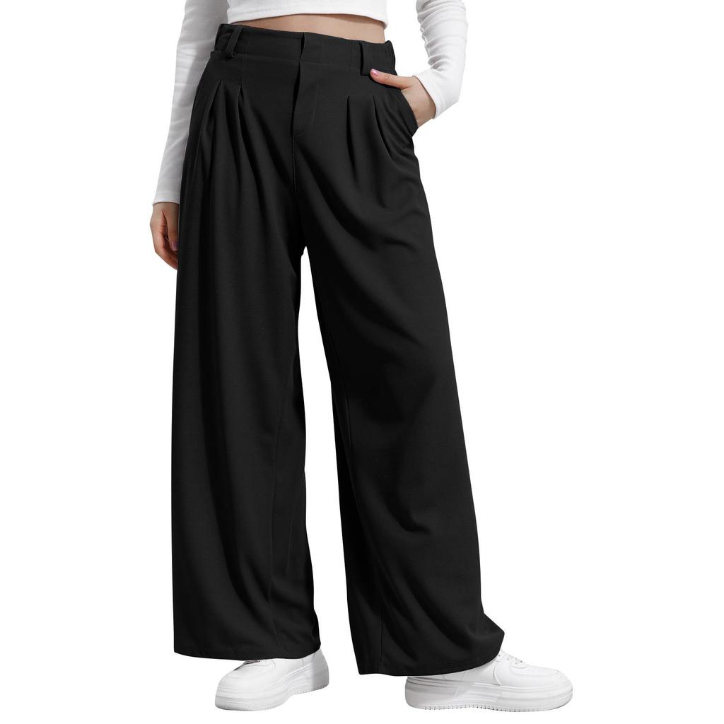 Ladies Fashion Casual Pants Solid Color Pants