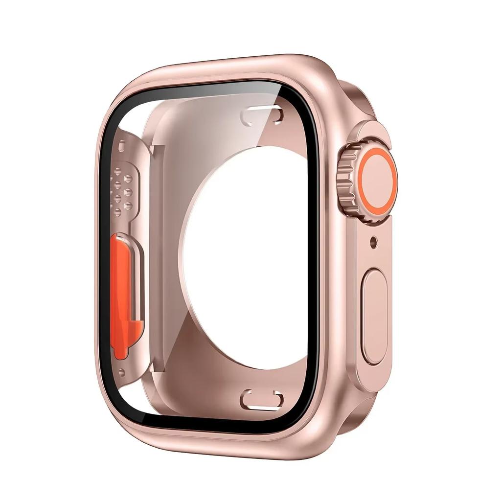 Skärmskyddsfodral för Apple Watch 11 / 10 42mm 46 44 45 40 41mm Hård PC Stötfångare iwatch 11 10 9 8 7 6 5 4 Byt till Ultra3