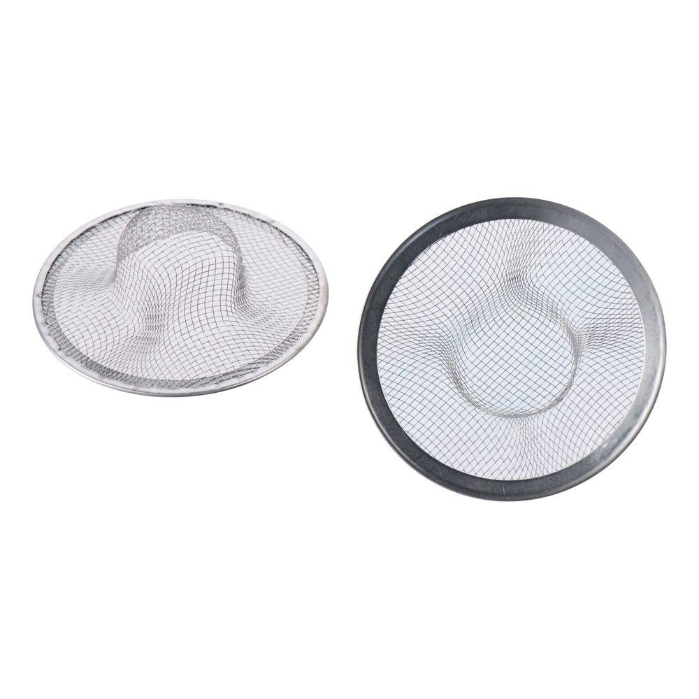 304 Edelstahl Maschensieb Silber Küchenabgusskorb Spülkorb Filter Badezimmerspüle