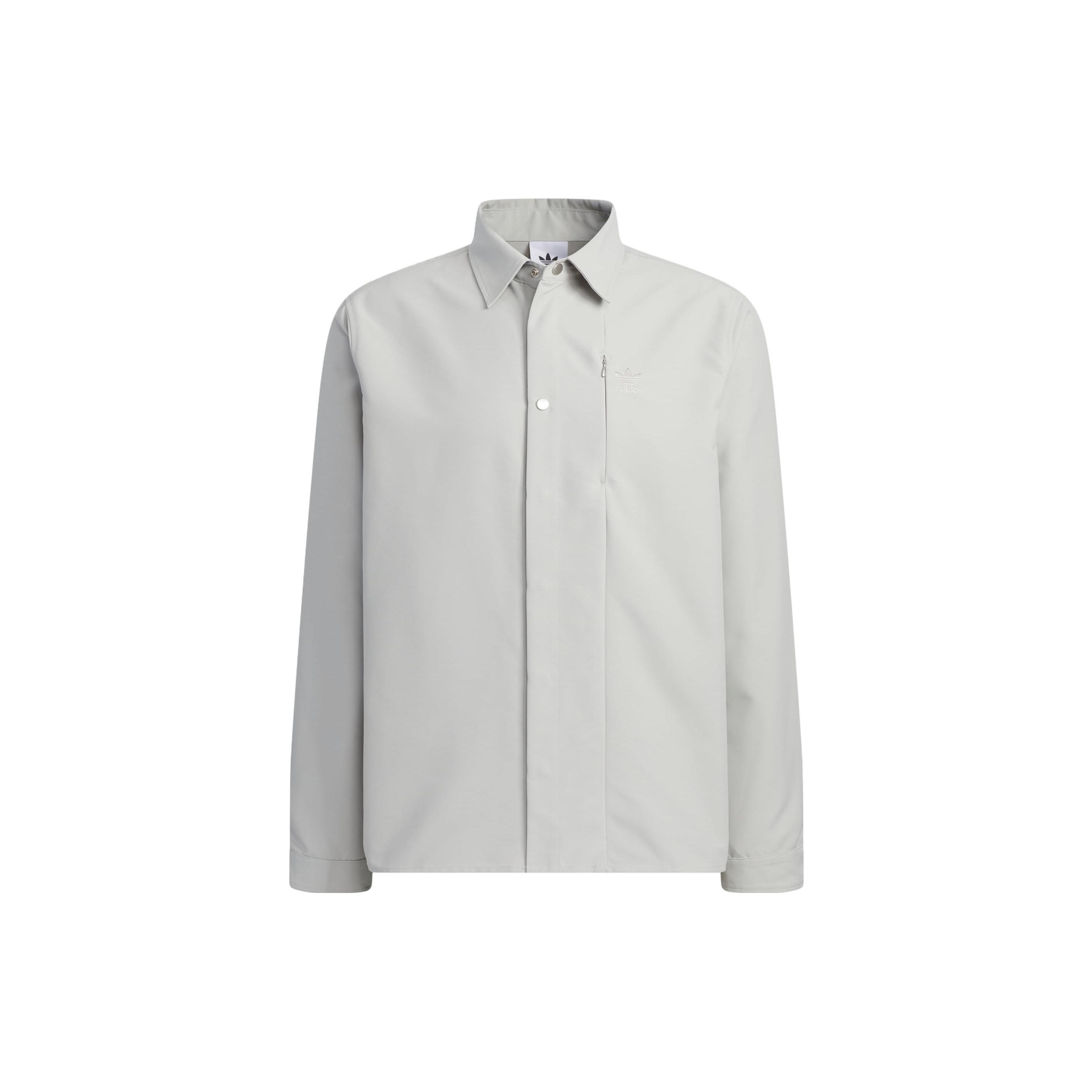 adidas Utility Long-Sleeve Shirt Grey Men s IK3708 S